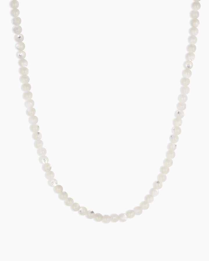 Gorjana - Carter Gemstone Necklace in Mother of Pearl