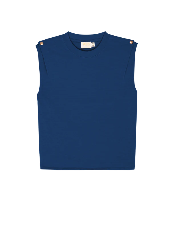 Nation LTD - Marina Muscle Tank w/ Shoulder in Deep Space