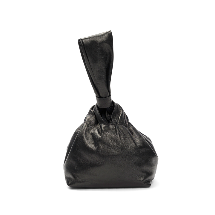 Lemiz - Mariposa Bucket Bag in Black Metallic