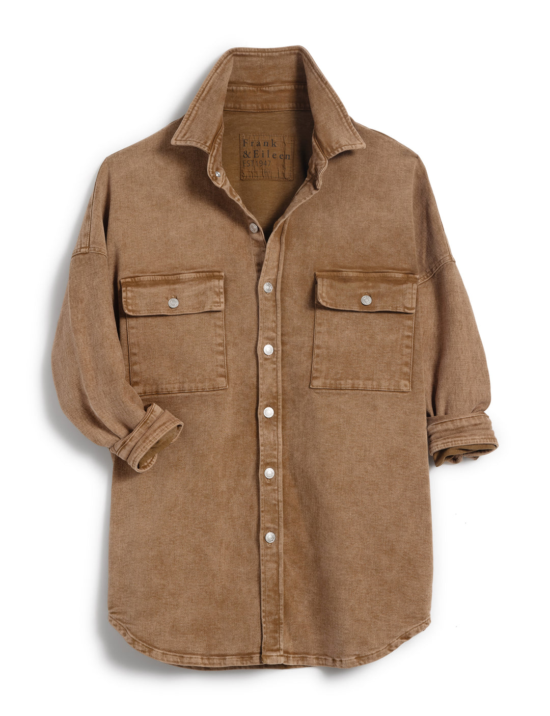Frank & Eileen - McLoghlins Utility Shirt in Burnt Camel Shirt