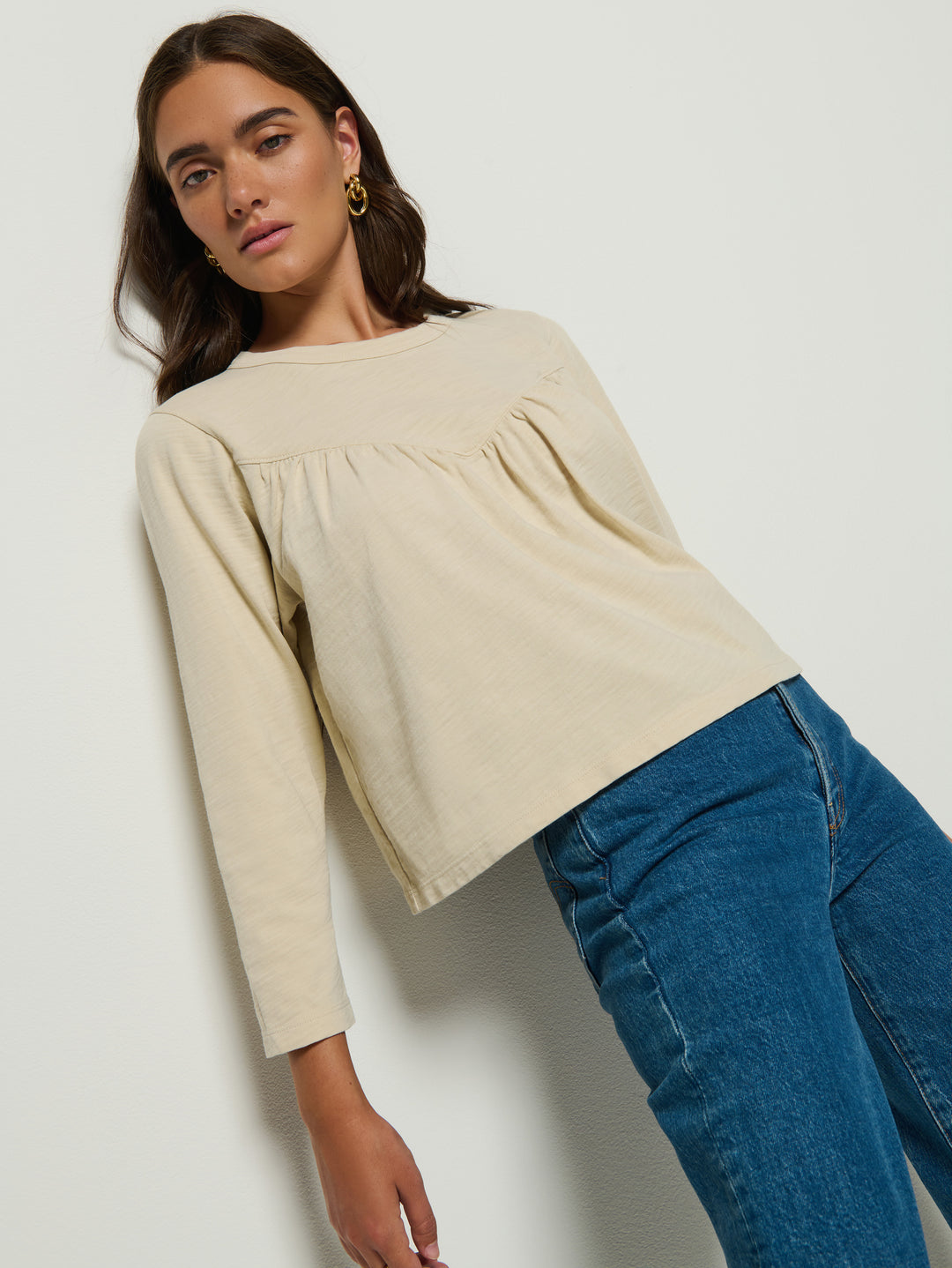 Nation LTD - Mona Top in Parchment