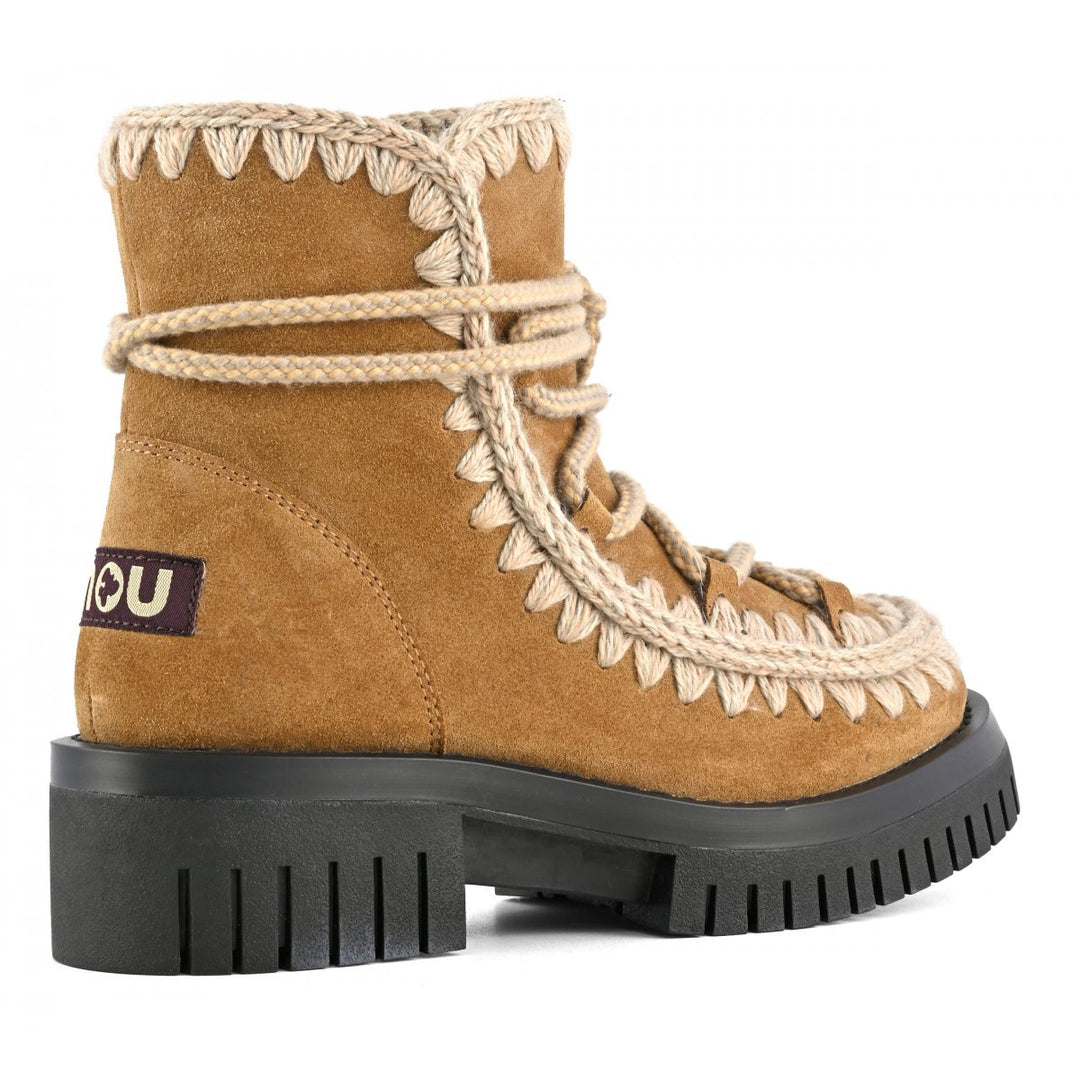 MOU - Eskimo Combat Scoubidoo Lace in Cognac