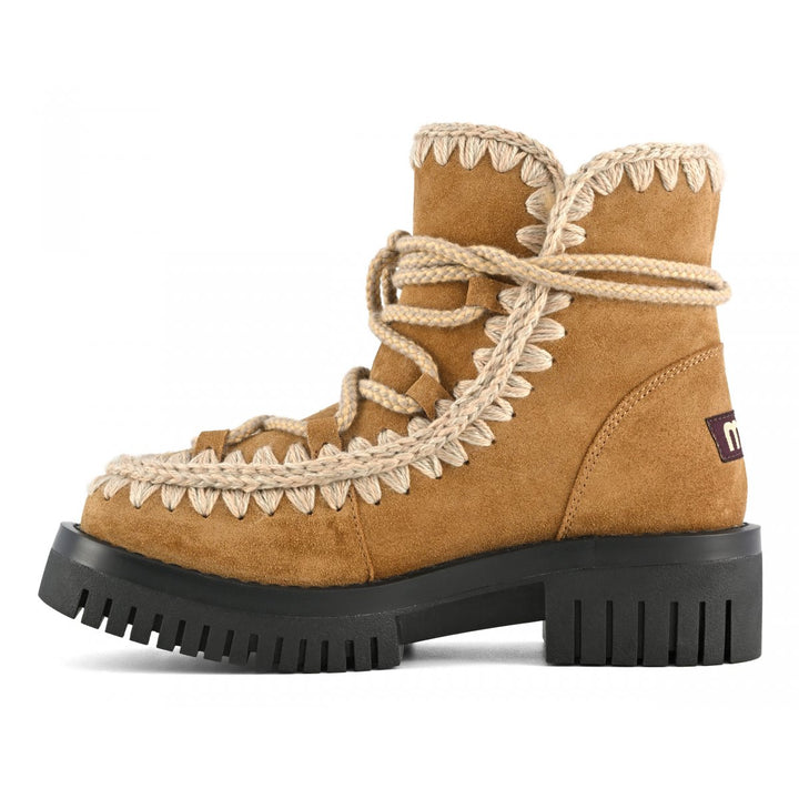 MOU - Eskimo Combat Scoubidoo Lace in Cognac