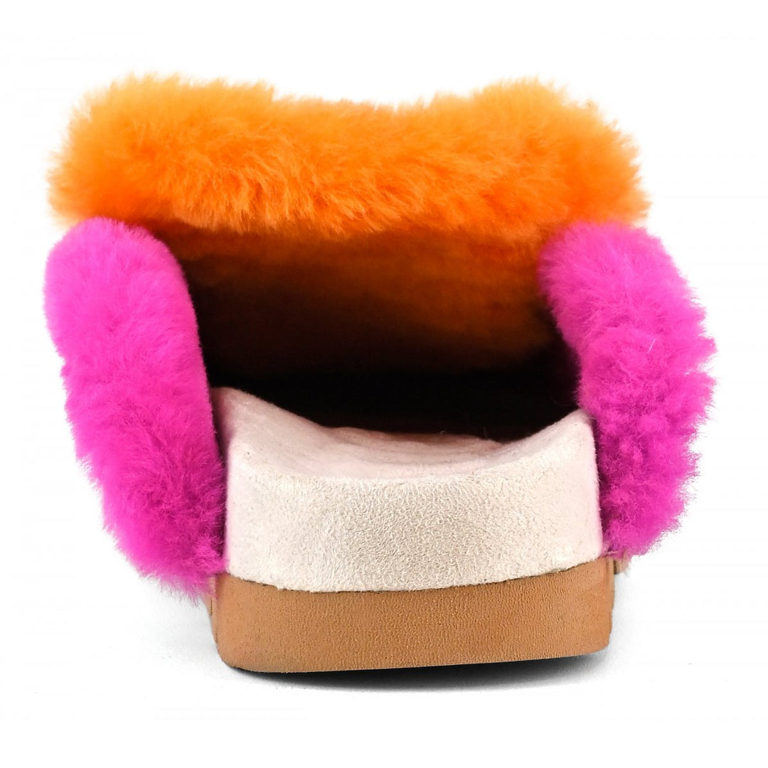 MOU - Winter Bio W/ Orange & Pink Overstitch in Cognac