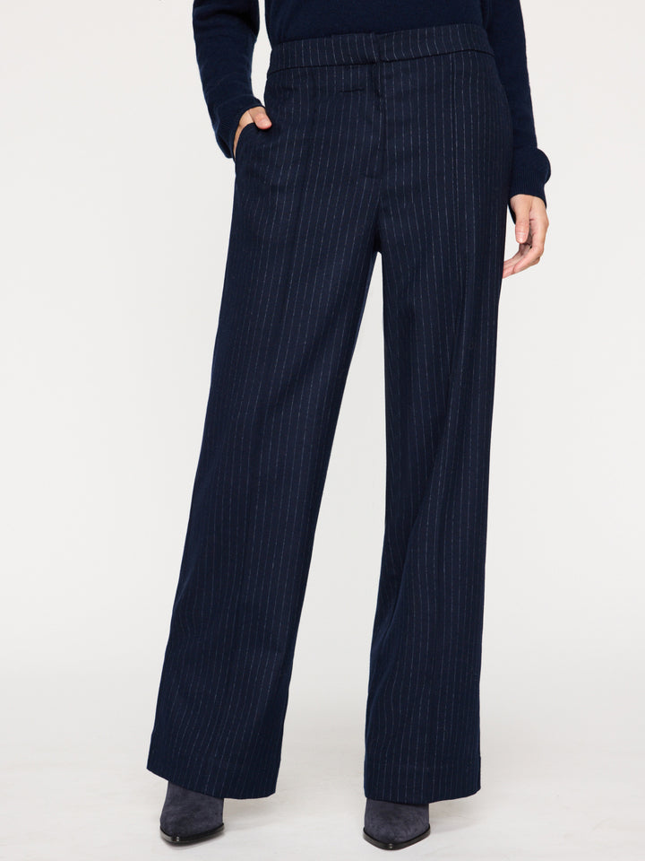 Brochu Walker - Olena Pinstripe Pant in Baltic Pinstripe