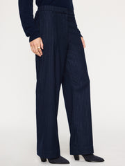 Brochu Walker - Olena Pinstripe Pant in Baltic Pinstripe