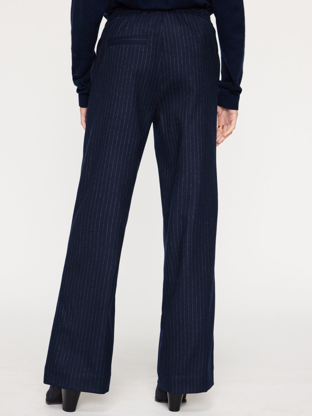 Brochu Walker - Olena Pinstripe Pant in Baltic Pinstripe