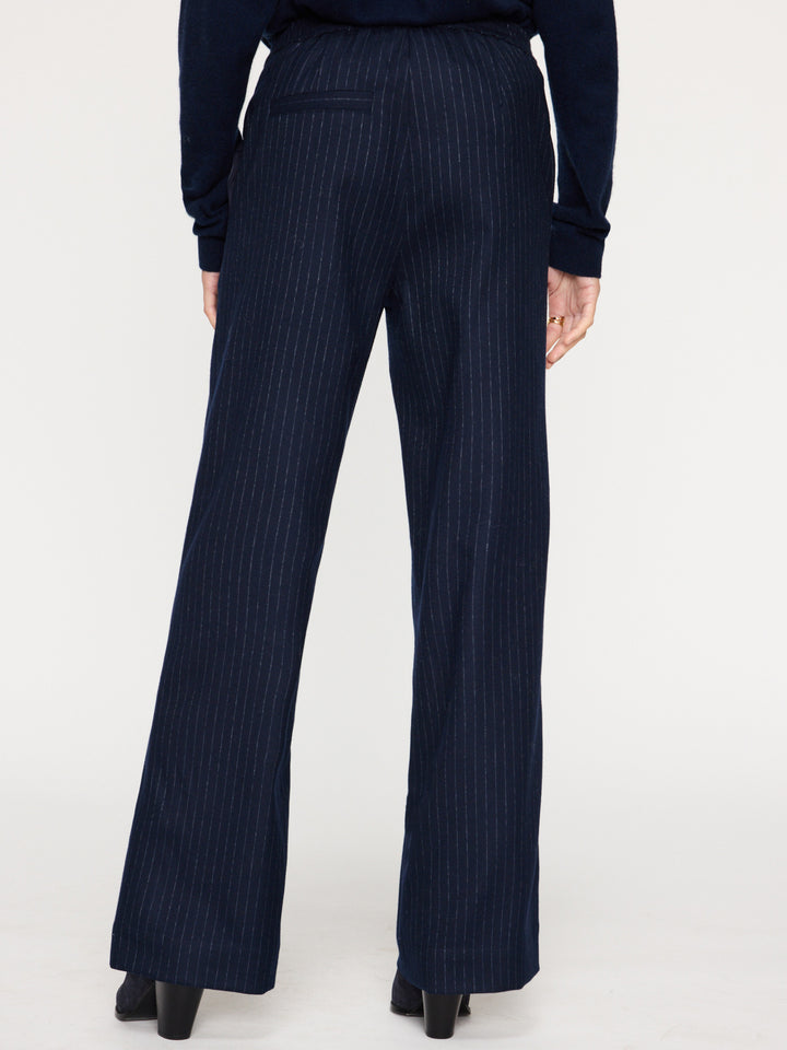 Brochu Walker - Olena Pinstripe Pant in Baltic Pinstripe