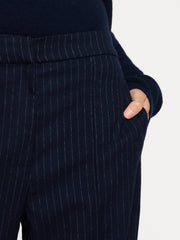 Brochu Walker - Olena Pinstripe Pant in Baltic Pinstripe
