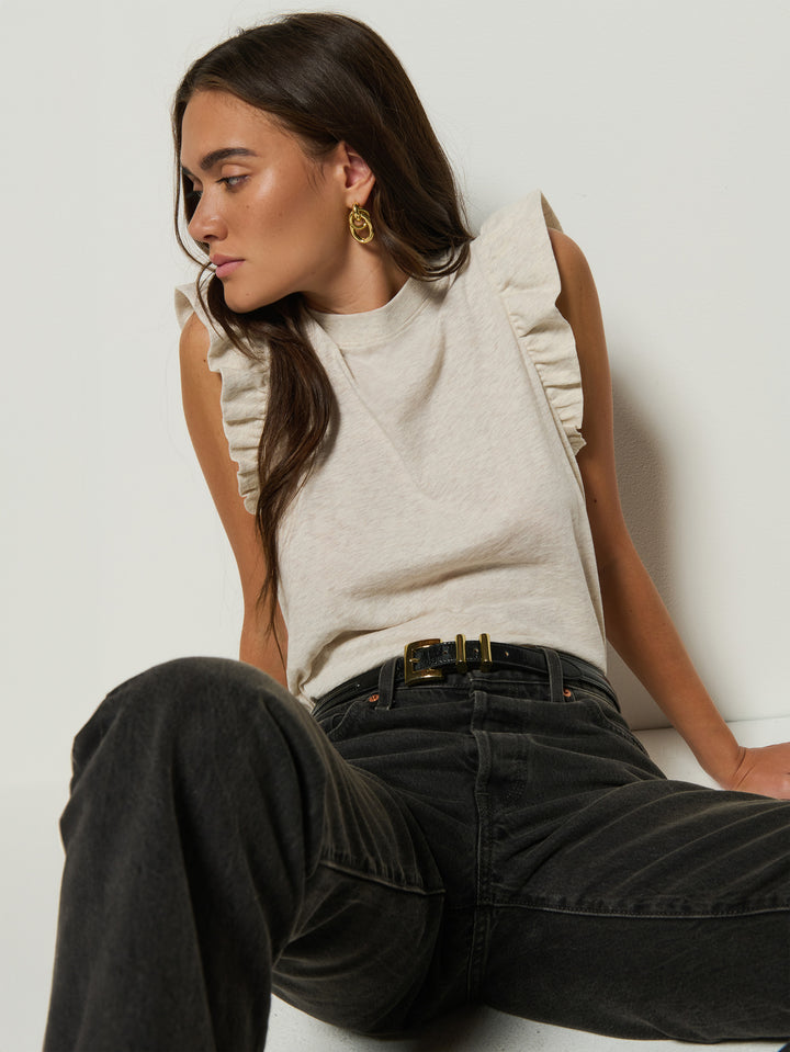 Nation LTD - Paulette Tank in Heather Oatmeal