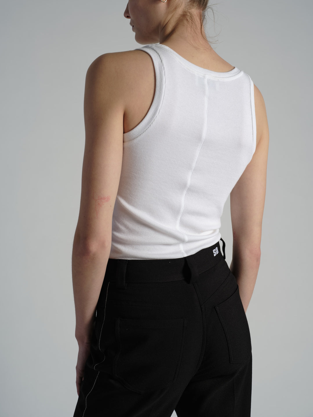 Saint Art New York - Soren Jersey Tank in White