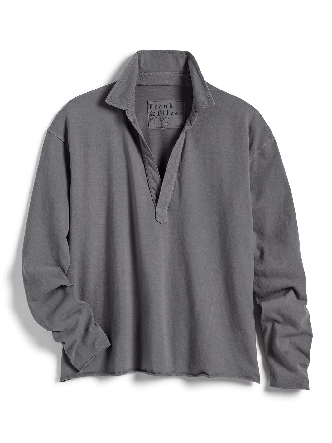 Frank & Eileen - Patrick Popover Henley in Elephant