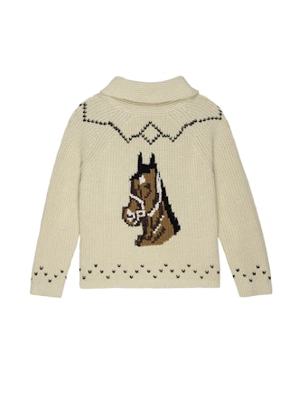 The Great - The Horse Lodge Cardigan in Cream