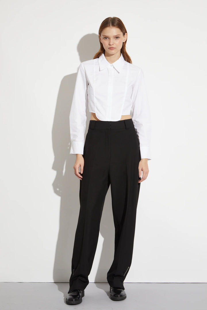 Saint Art New York - Joyce Tuxedo Shirt in White