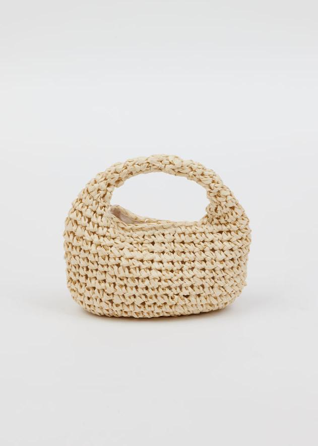 Hat Attack - Micro Slouch Bag in Natural