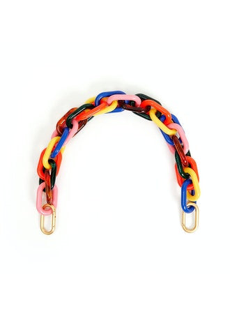 Clare V - Shortie Strap in Multi Resin