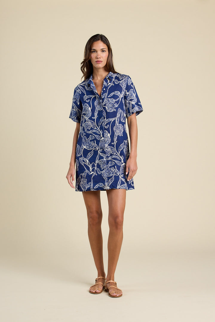 TROVATA - Dana Dress in High Tide