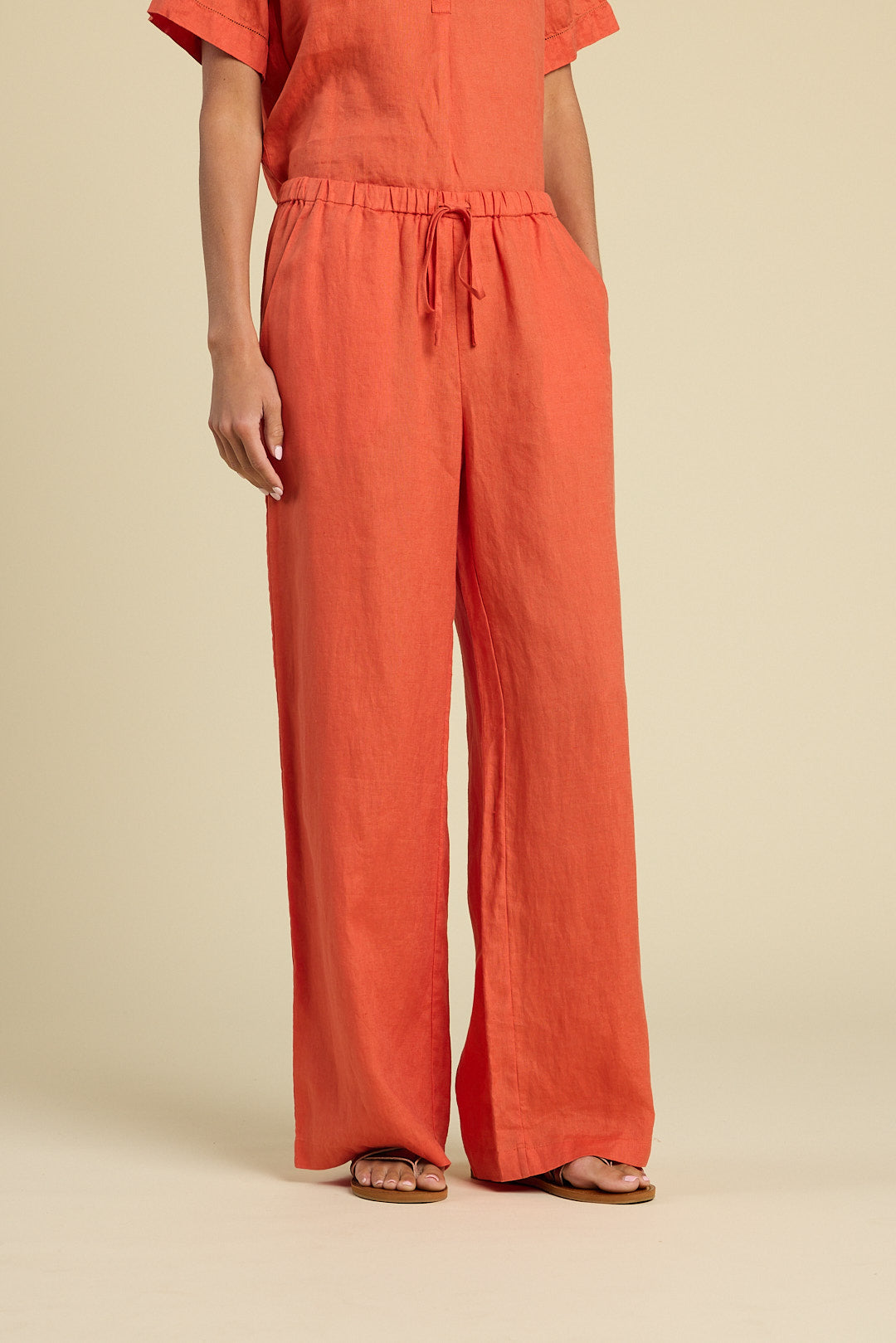 TROVATA - Vera Pant in Dried Apricot