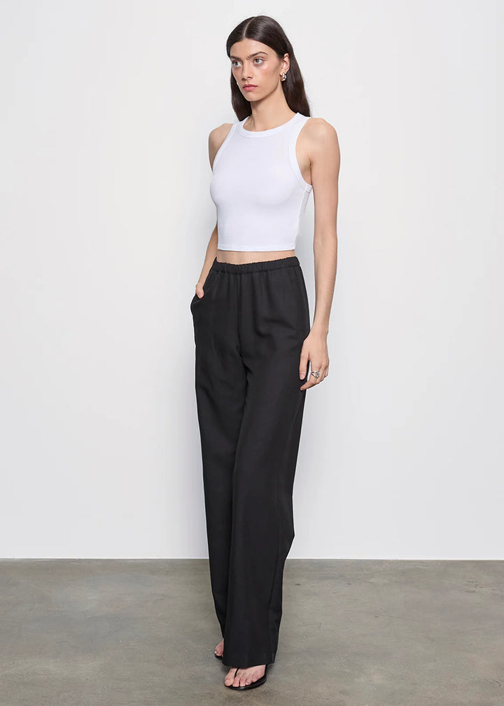 ENZA COSTA - Twill Everywhere Pant in Black Pants
