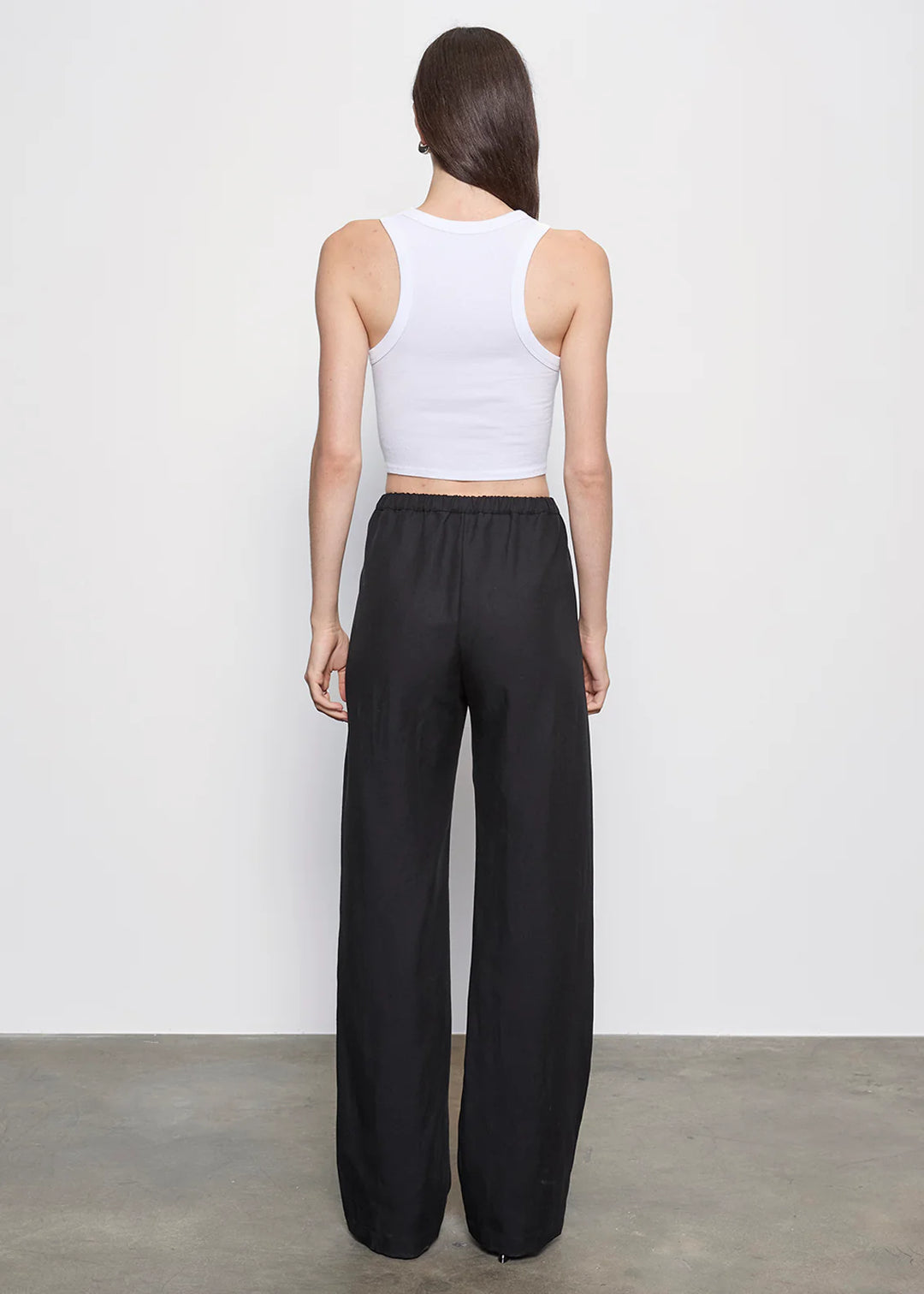 ENZA COSTA - Twill Everywhere Pant in Black Pants