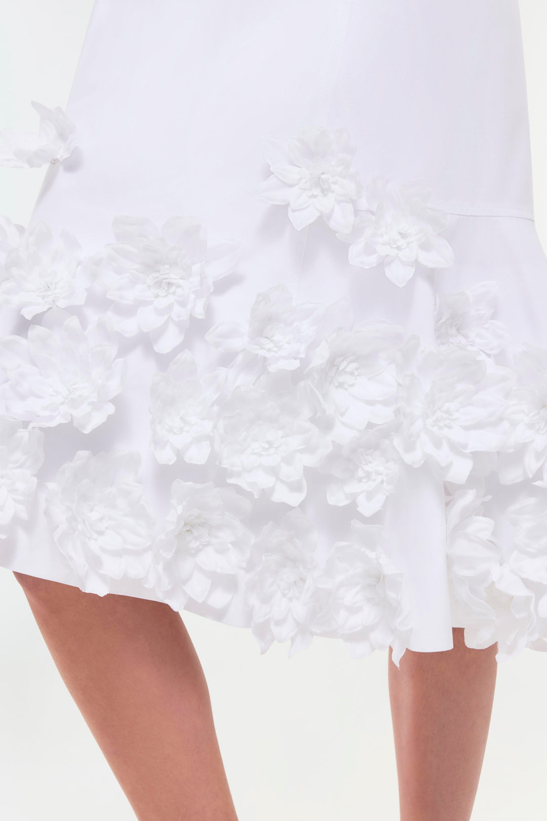 SIMKHAI - Bella Cotton Midi Dress in White