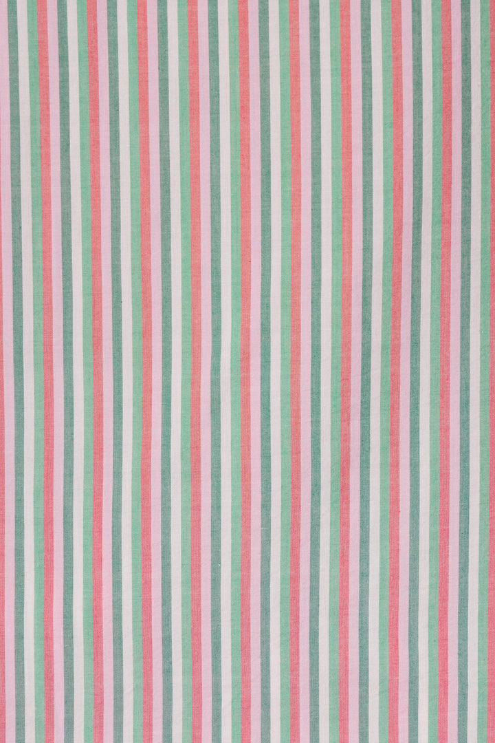 Trovata - Marianne "B" Ruffle Sleeve Shirt in Honeysuckle Stripe