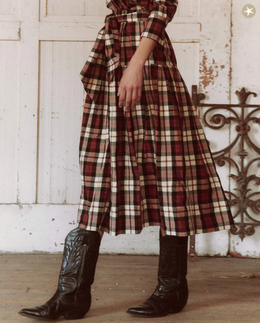 The Great - The Highland Skirt in Mill Plaid