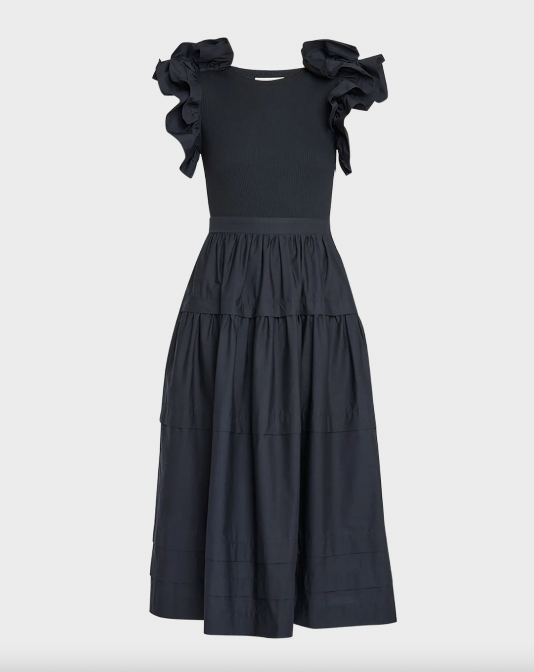 Ulla Johnson Francine Dress in Noir – Blond Genius