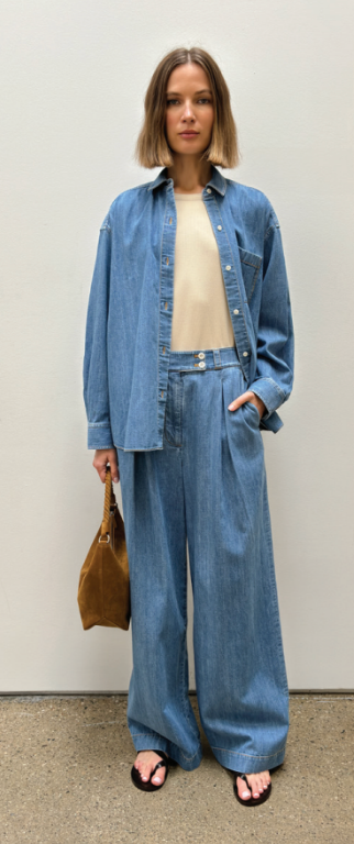 Jenni Kayne - Parker Oversized Shirt in Denim