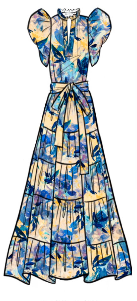Ulla Johnson - Ottilie Dress in Delphinium