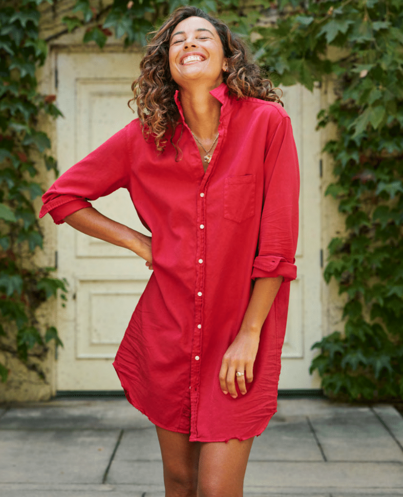 Frank & Eileen - Mary Classic Shirtdress in Saffron