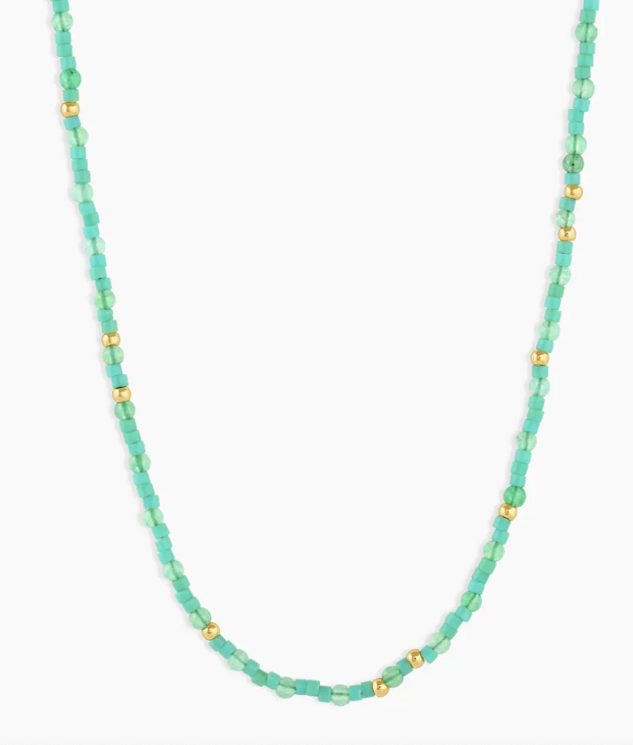 Gorjana - Poppy Gem Necklace in Aventurine