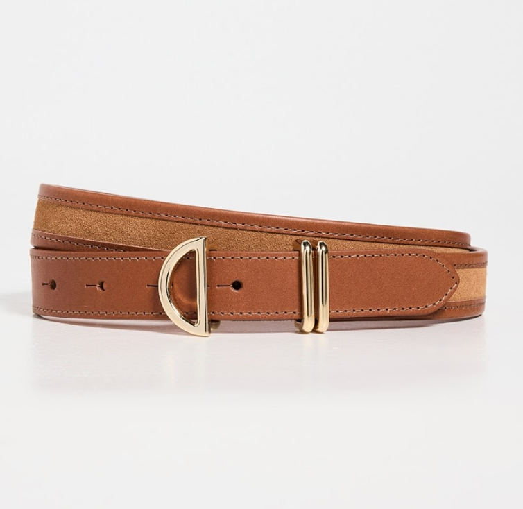 Frame - Crescent Belt in Camel