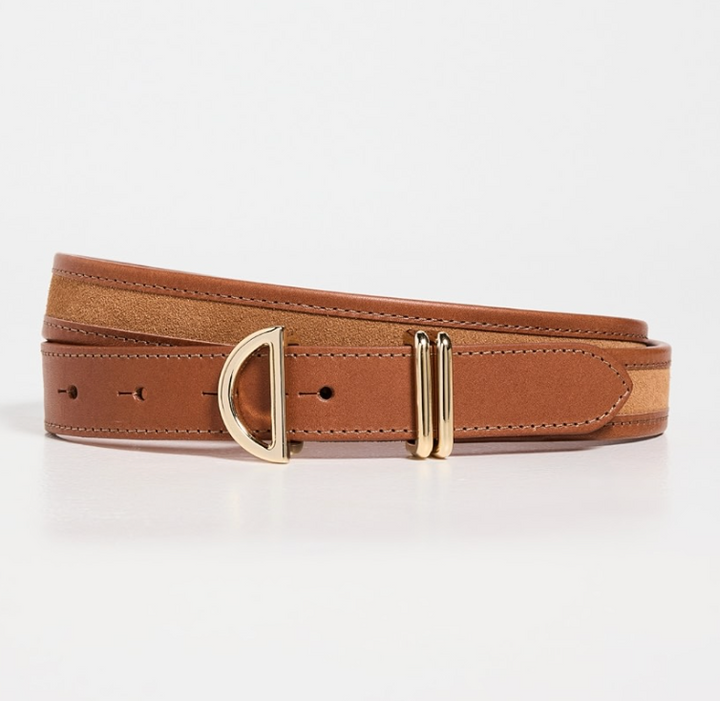 Frame - Crescent Belt in Camel
