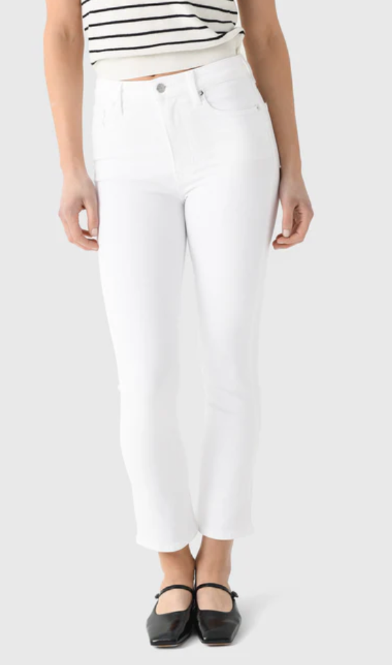 Frame - The Pencil Crop in White