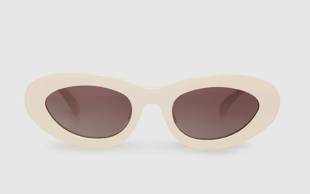 Anine Bing - Roma Sunglasses in Ivory
