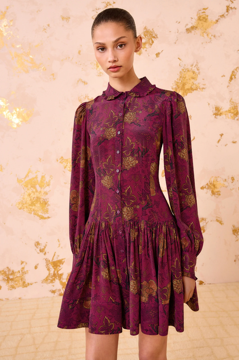 mini spring dress Floral Fantasy Fit and Flare Mini Dress Large main image 0