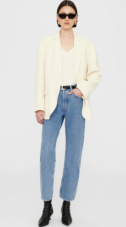 Anine Bing - Quinn Blazer in White