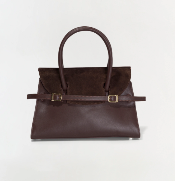Simkhai - River Small Suede Tote in Cacao