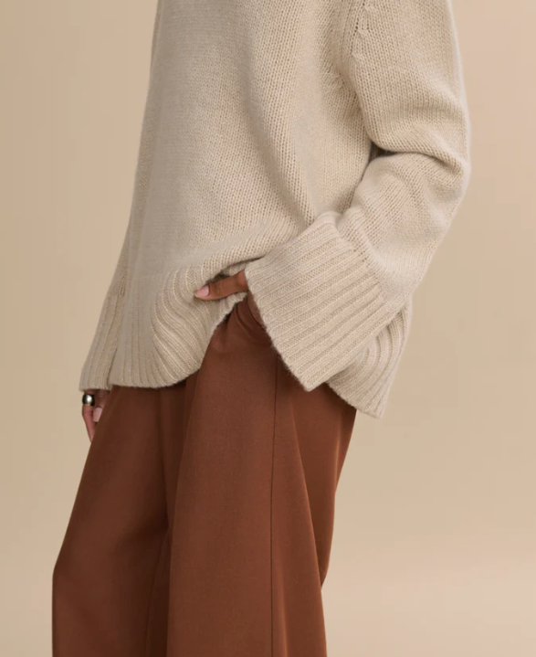 Jenni Kayne - Cashmere Jet Turtleneck in Sand