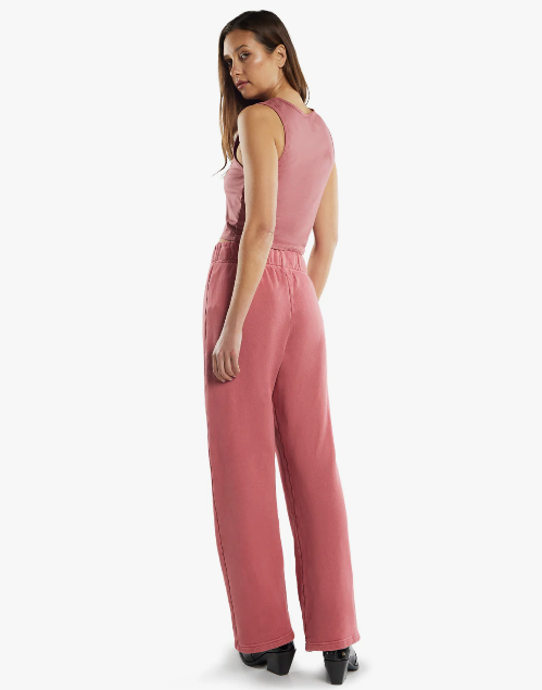 LES TIEN - Talya Crop Tank in Flamingo Tanks