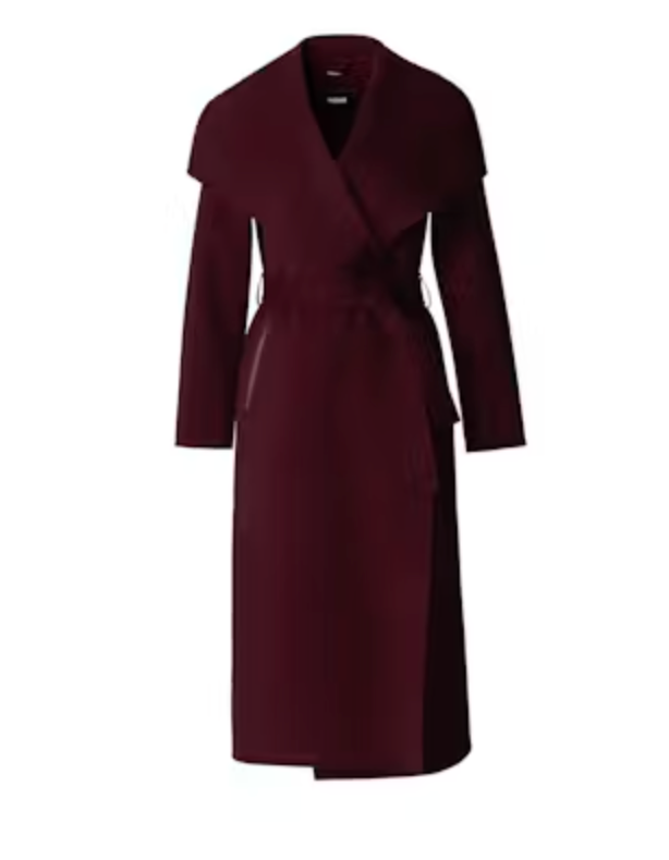 MACKAGE - MAI Wool Coat in Garnet Coats & Jackets