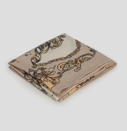 KUJTEN - Grand Bandana Helia Lully in Beige Chine Accessories