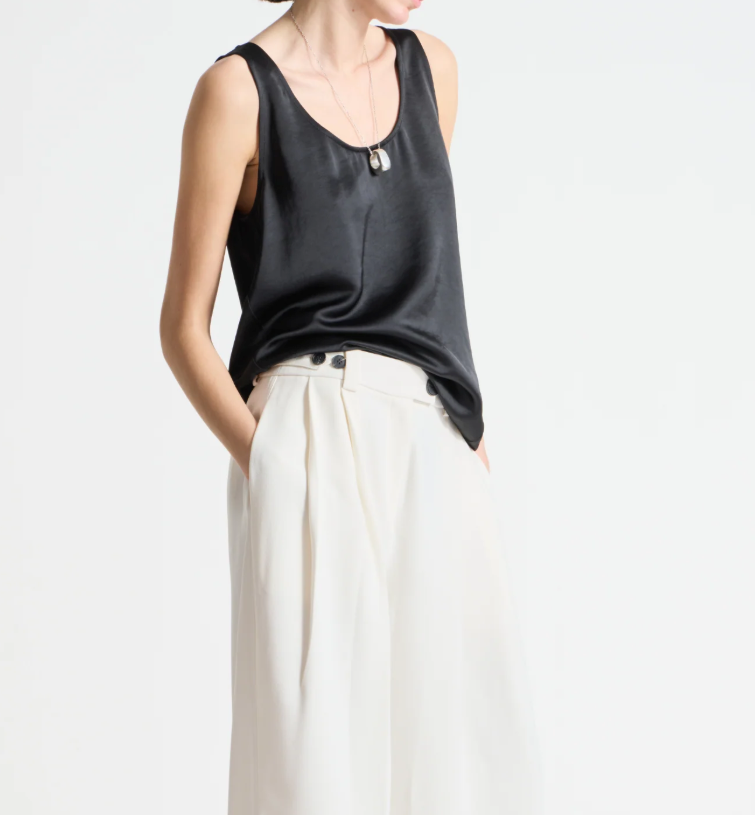 Saint Art New York - Isola Scoopneck Tank in Black TANK