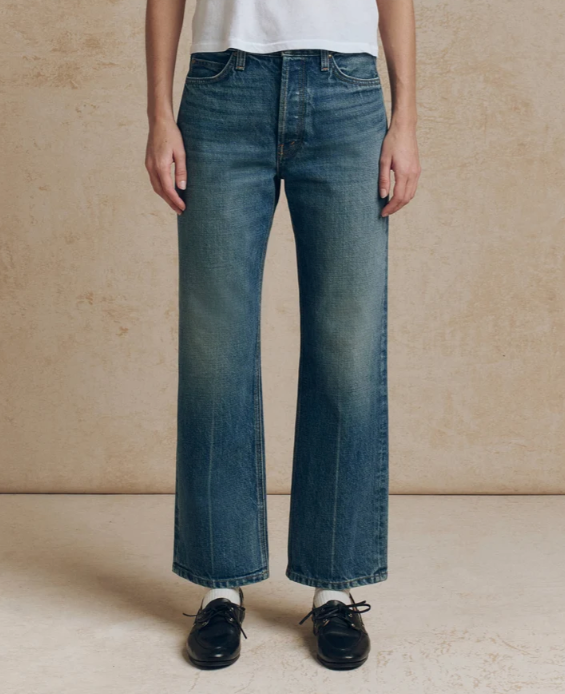 THE GREAT - The Wayne Jean in Fairfield Wash Jeans