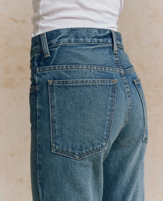 THE GREAT - The Smith High-Rise Slim Bell Jean Jeans