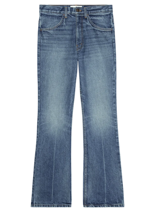 THE GREAT - The Smith High-Rise Slim Bell Jean Jeans