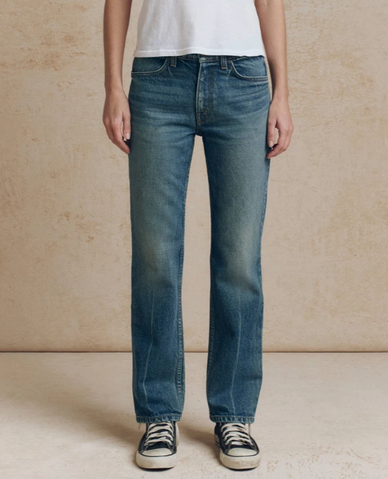 THE GREAT - The Clark Mid Rise Straight Jean Jeans