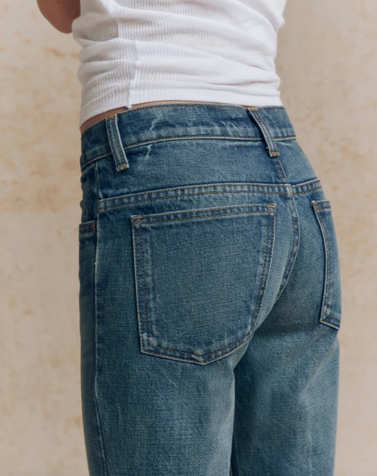 THE GREAT - The Clark Mid Rise Straight Jean Jeans