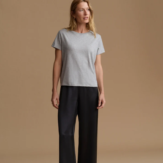JENNI KAYNE - Clean Tee in Heather Grey